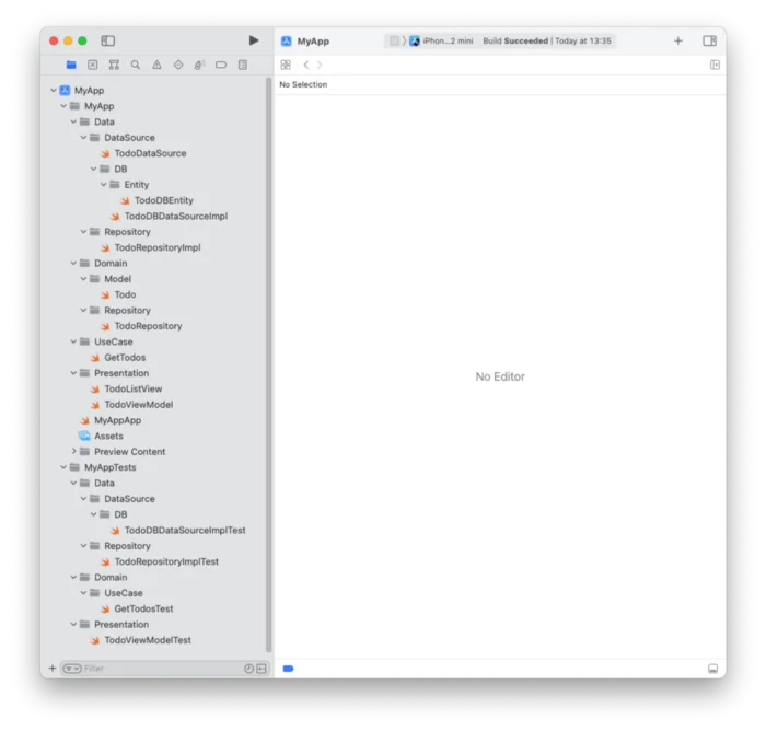 Test Code Structure