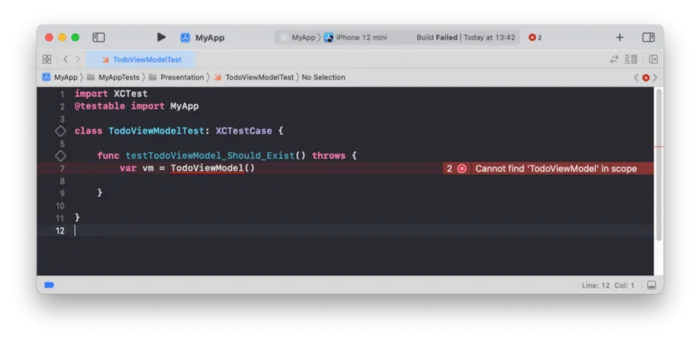 My First TDD Test Case